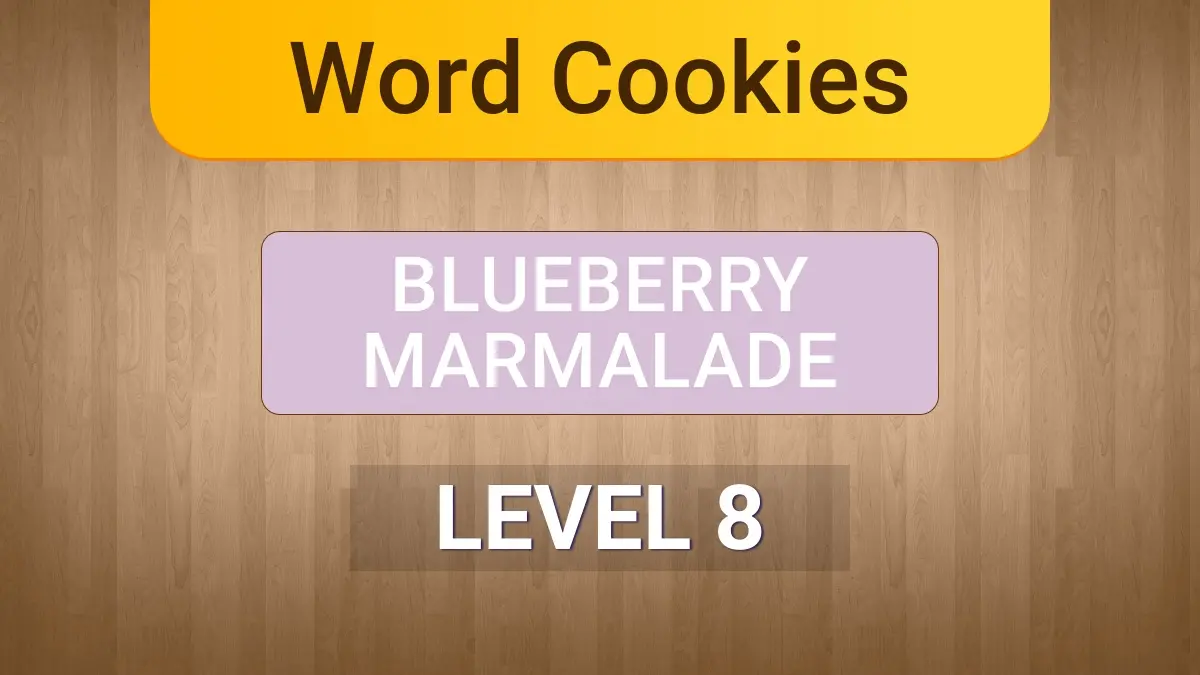 Word Cookies Blueberry Marmalade Level 8