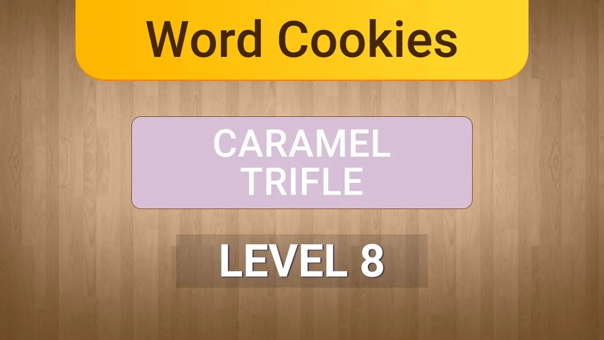 Word Cookies Caramel Trifle Level 8