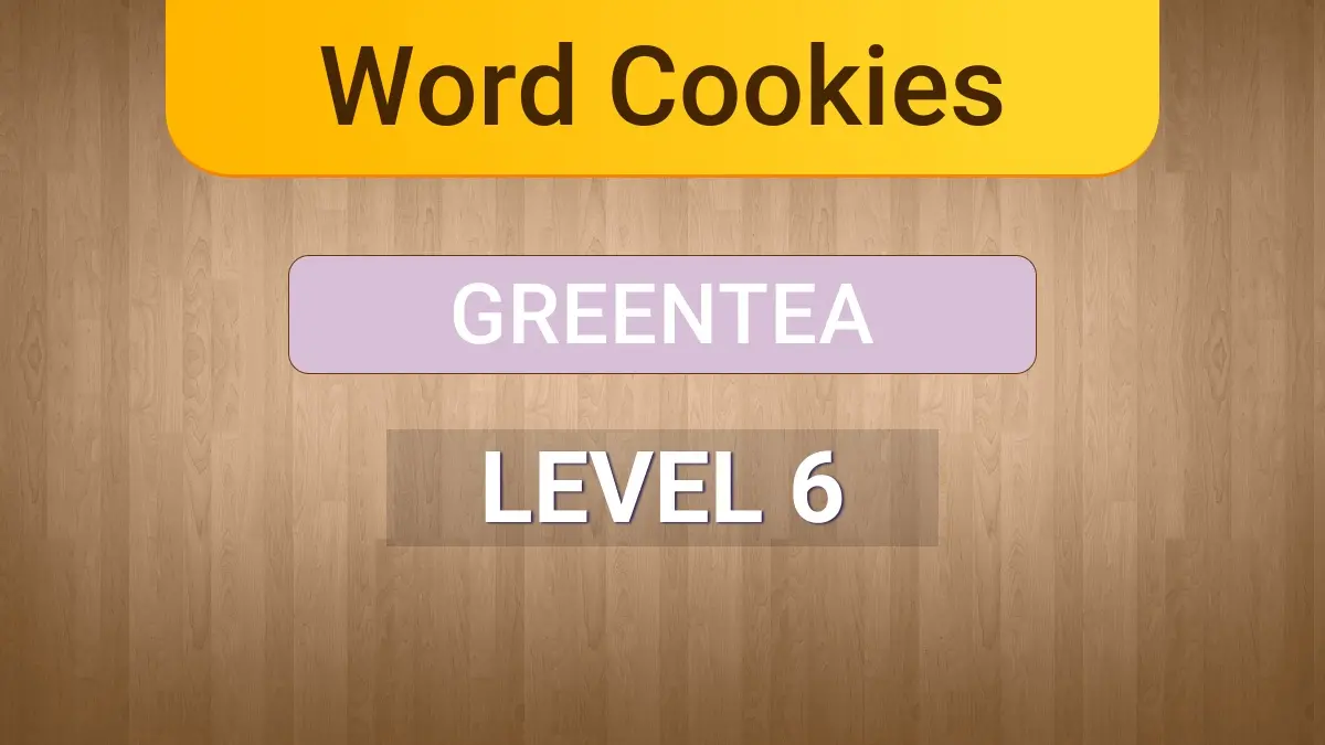 Word Cookies Greentea 6 Word Cookies Answers