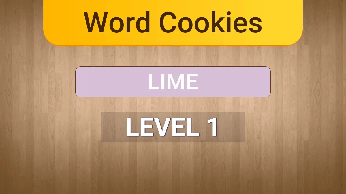 Word Cookies Lime 1 - Word Cookies Answers