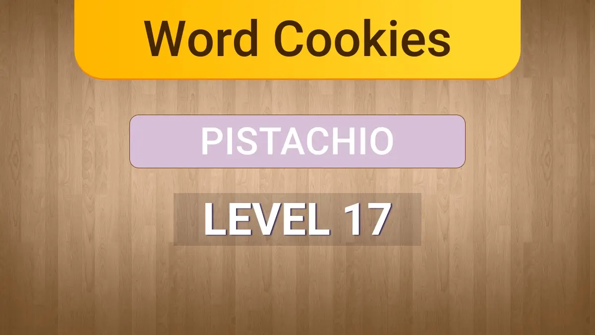 Word Cookies Pistachio Level 17