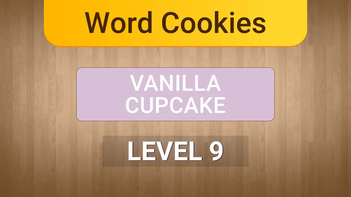 Word Cookies Vanilla Cupcake Level 9